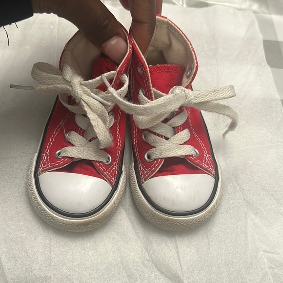 Converse Other - Kids Red Converse High Top Allstars